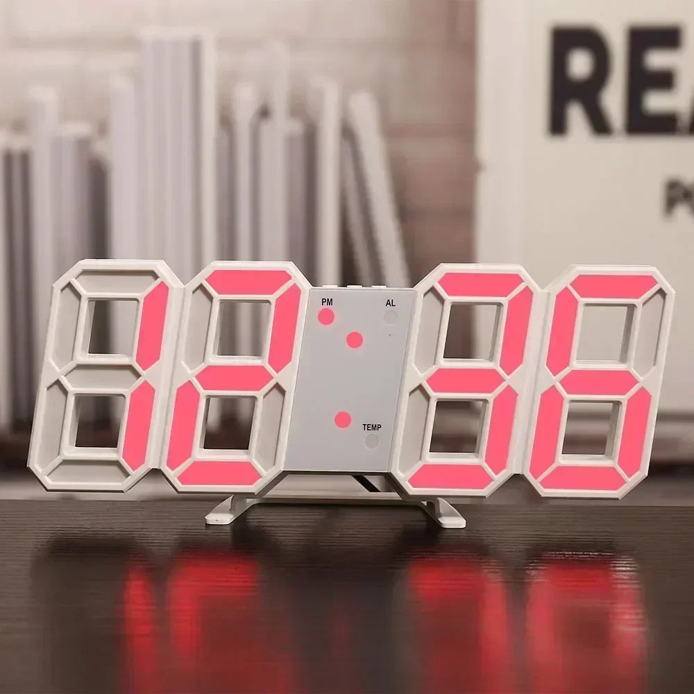 Digital Clock Wall Clocks Decoration for Bedroom