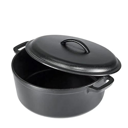 7-qt Pre-Seasoned Cast Iron Dutch Oven Pot
