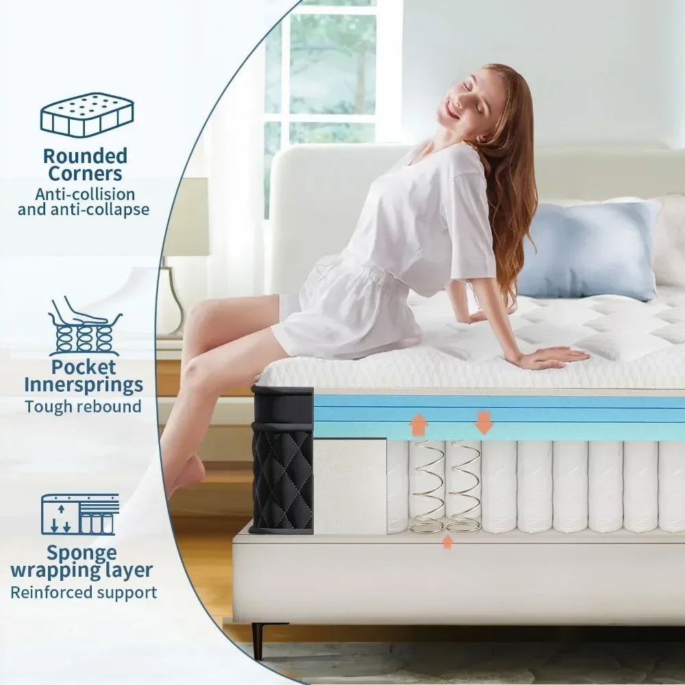 12" Memory Foam Hybrid Mattress