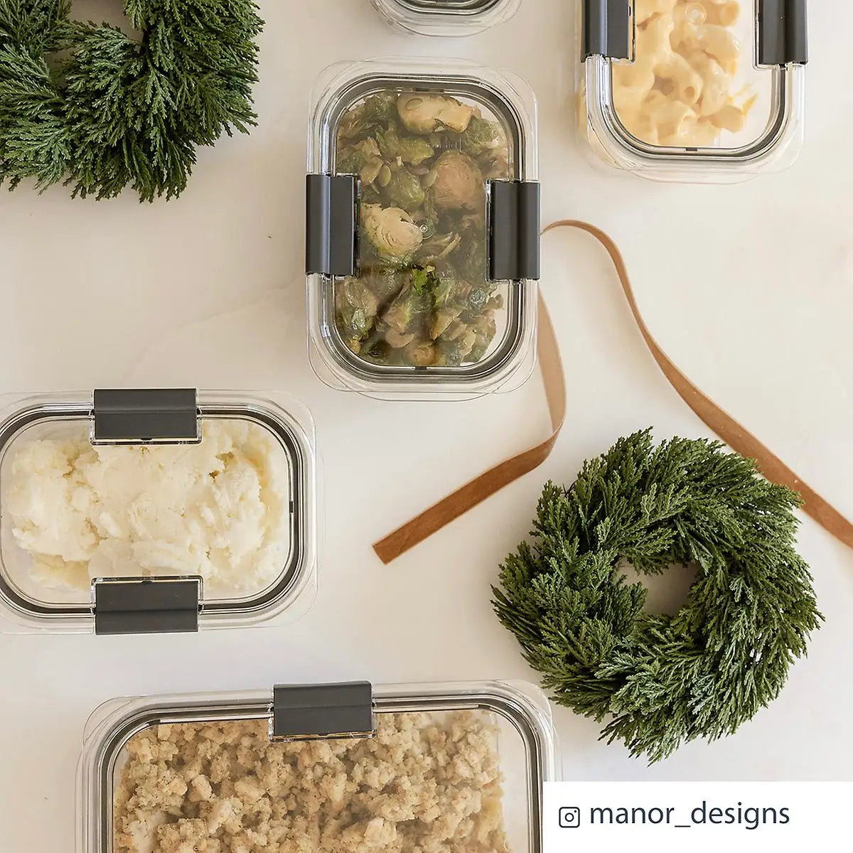 Rubbermaid Brilliance Glass Containers Set of 10