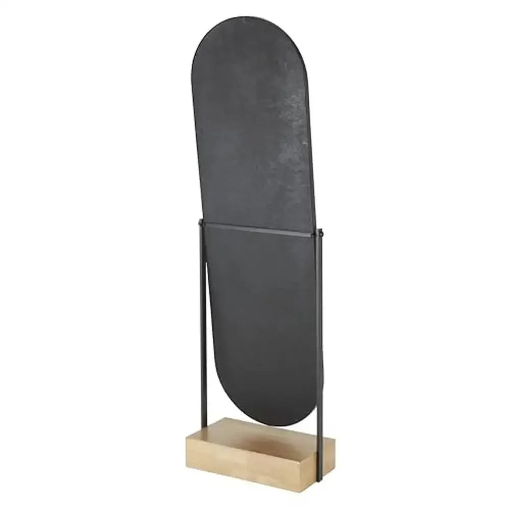Traditional Oval Shaped Free Standing Floor Mirror