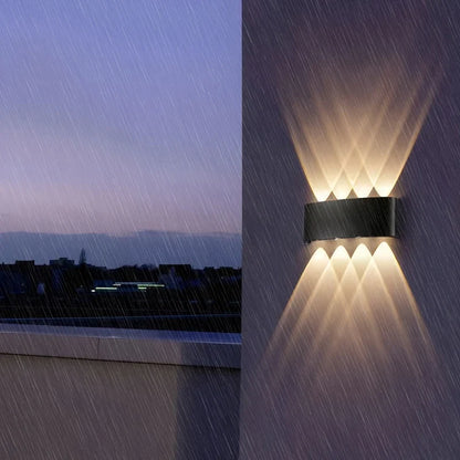 Down LED Wall Lamp Waterproof Modern Wall Light for Bedroom