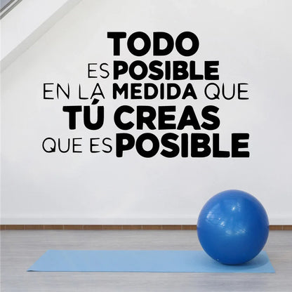 Gym New Design Wall Stickers Decorative