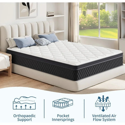 12" Memory Foam Hybrid Mattress