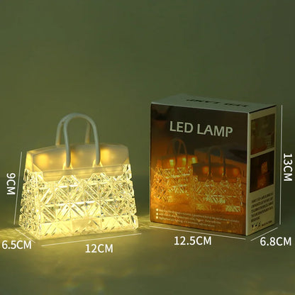 Handbag Shaped Table Lamp Shade Reading and Night Light