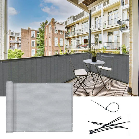 Grey Balcony Privacy Screen