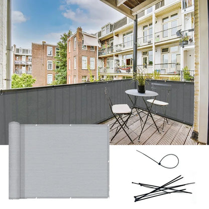 Grey Balcony Privacy Screen