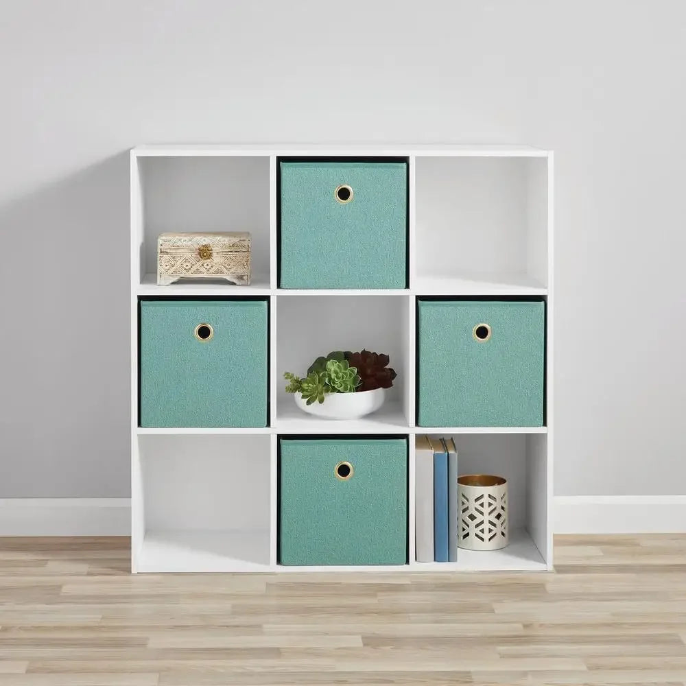 White 9-Cube Storage Organizer