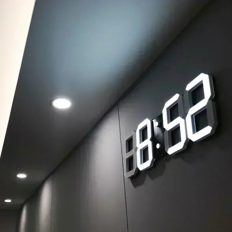 Digital Clock Wall Clocks Decoration for Bedroom