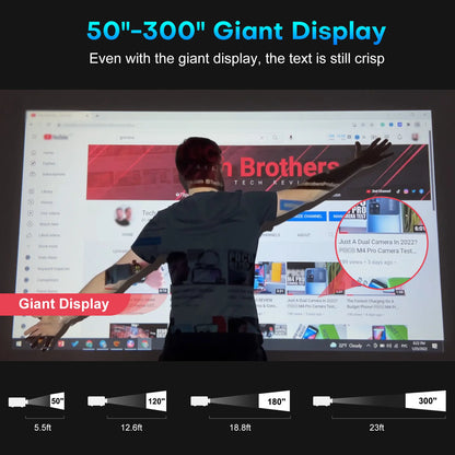 1080P Projector WiFi/Bluetooth