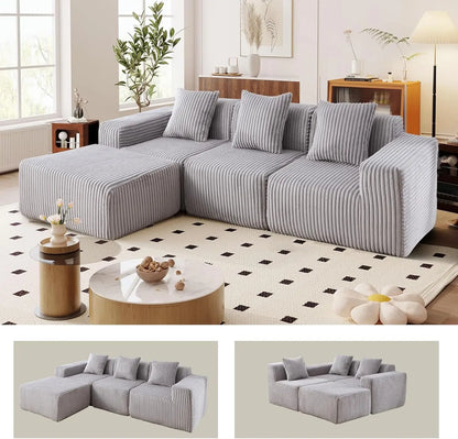 L-Shaped Combination Sofa