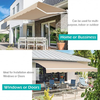 13'×10' Retractable Patio Awning