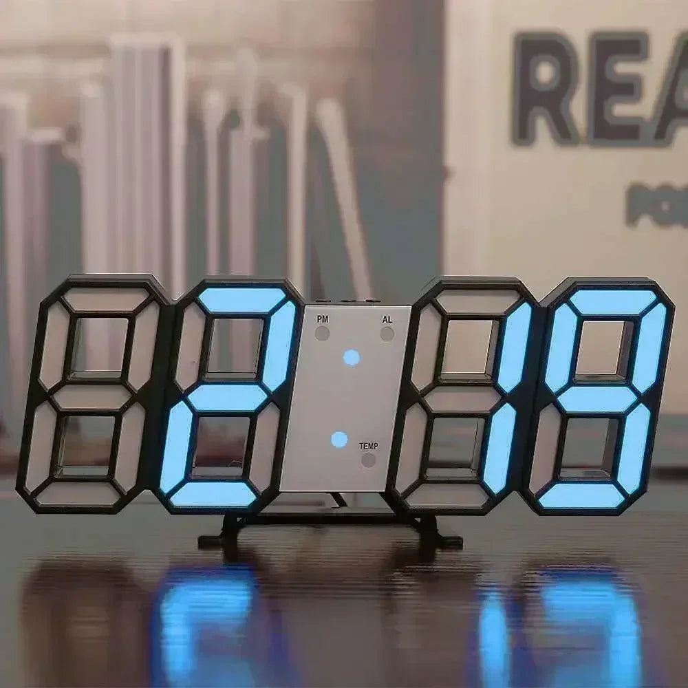 Digital Clock Wall Clocks Decoration for Bedroom