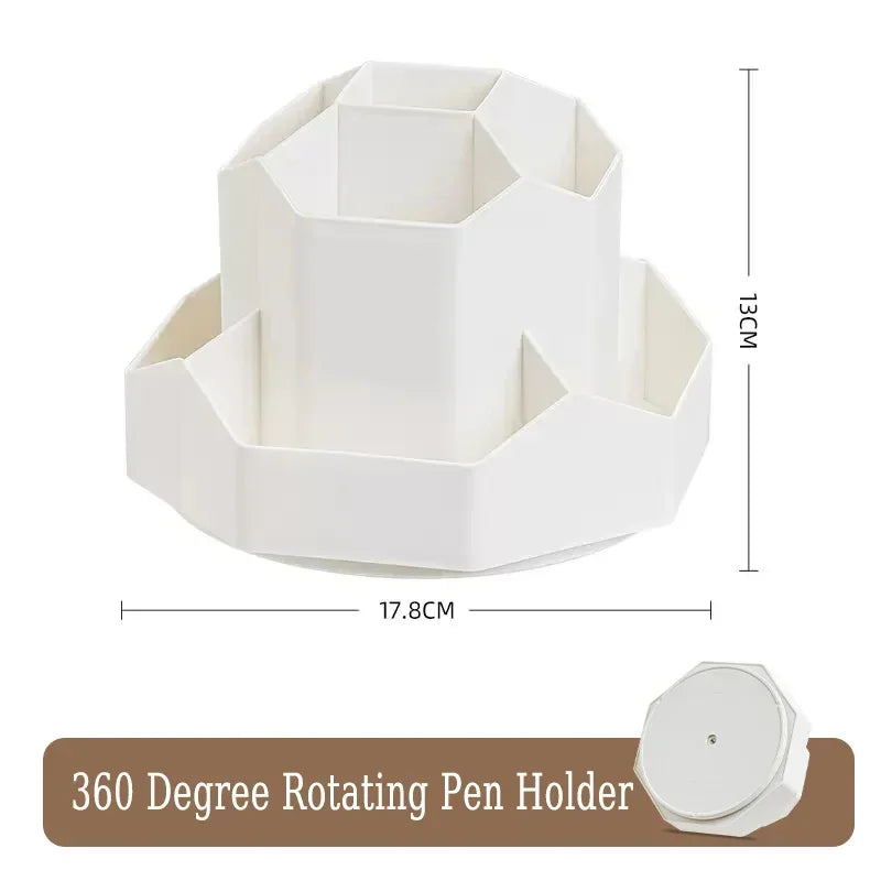 360°Rotatable Office Stationery Pen Holder