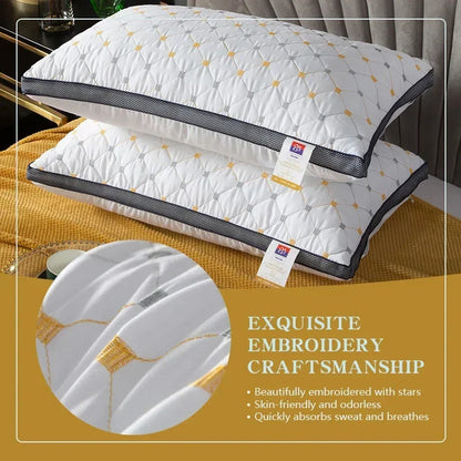 1pc Hotel's Same Feather Cotton Pillow