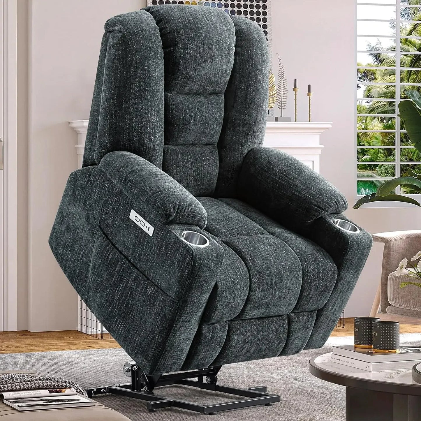 Power Lift Recliner Chair with Heat and Massage