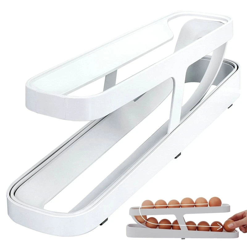 Double Layer Rolling Egg Dispenser
