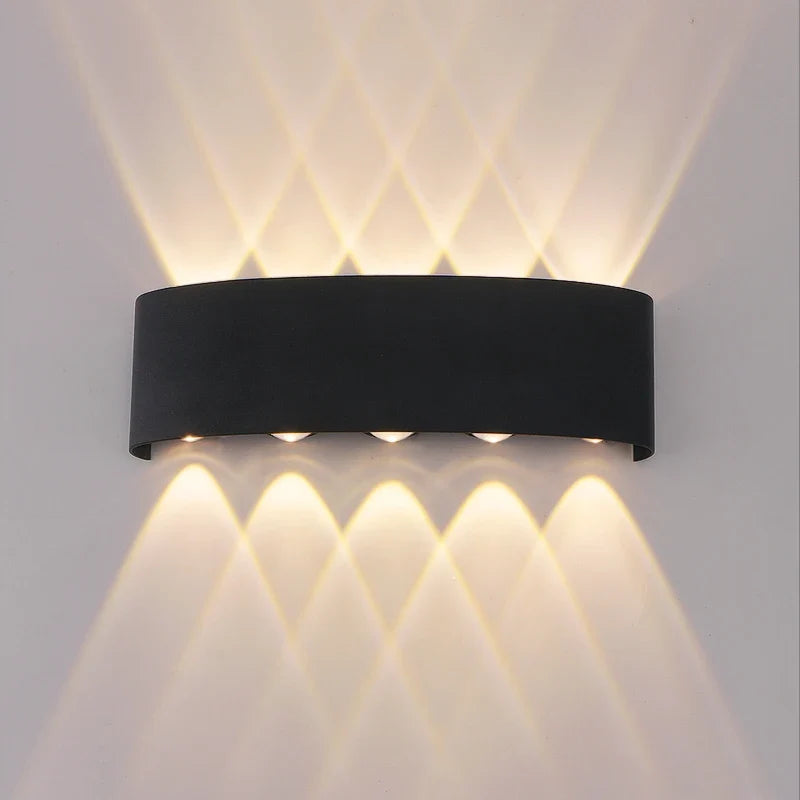Down LED Wall Lamp Waterproof Modern Wall Light for Bedroom