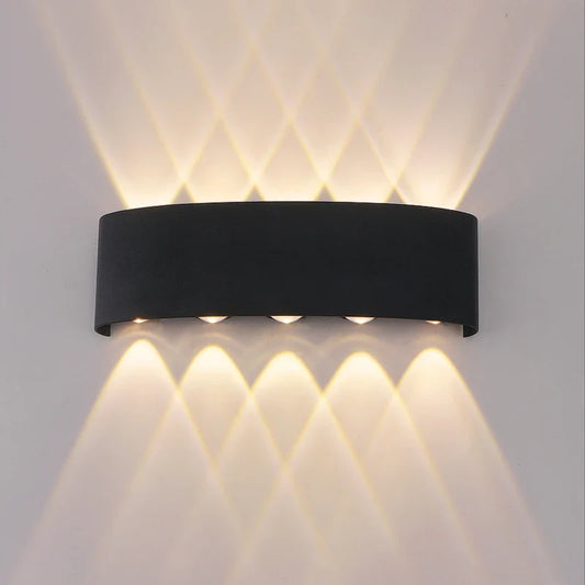 Down LED Wall Lamp Waterproof Modern Wall Light for Bedroom