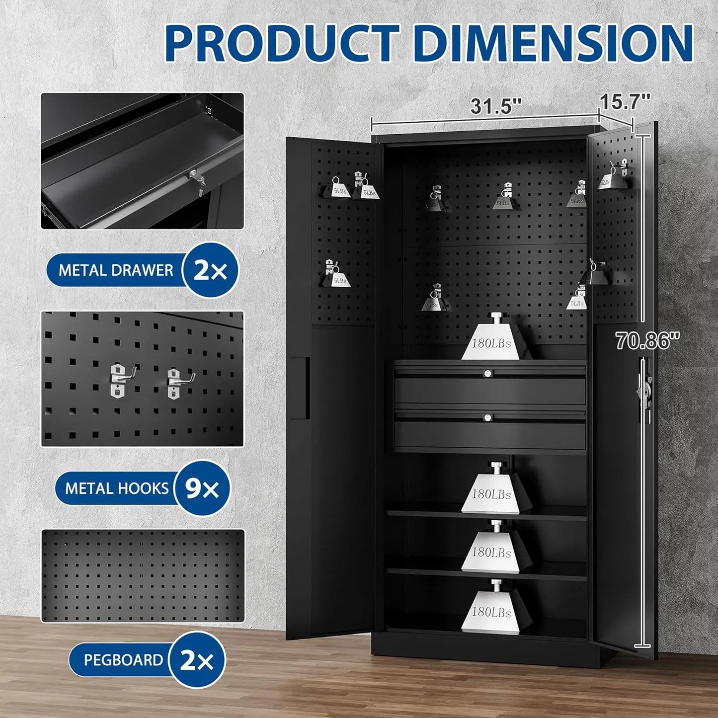 Heavy Duty Metal Storage Cabinet