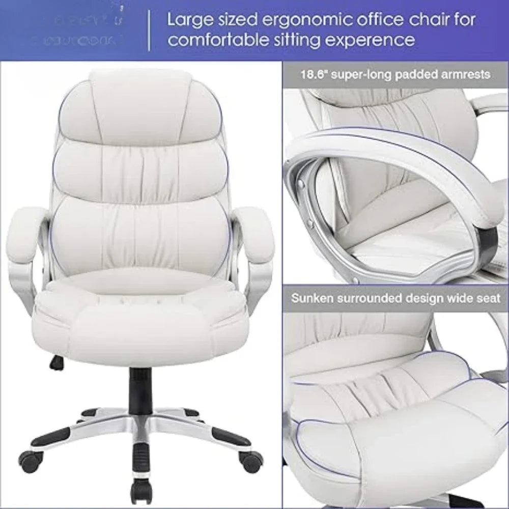 High Back Leather Office Chair