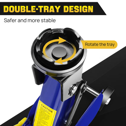 2-Ton Floor Jack & Stand Combo