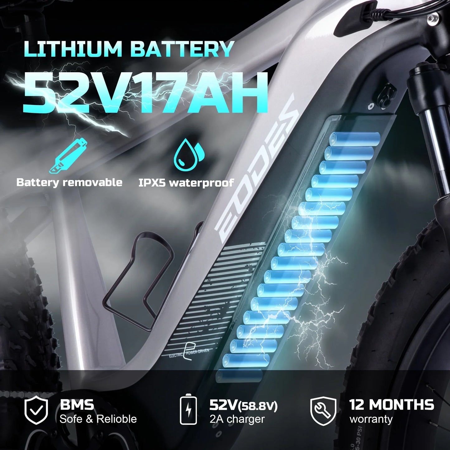 eBike Boys 52V 750W Adult eBike