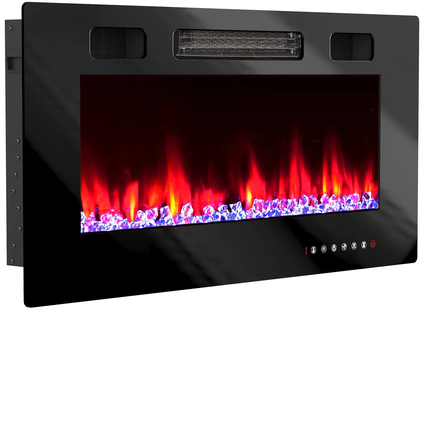 Farmhouse Fireplace TV Stand for 75/80" TV