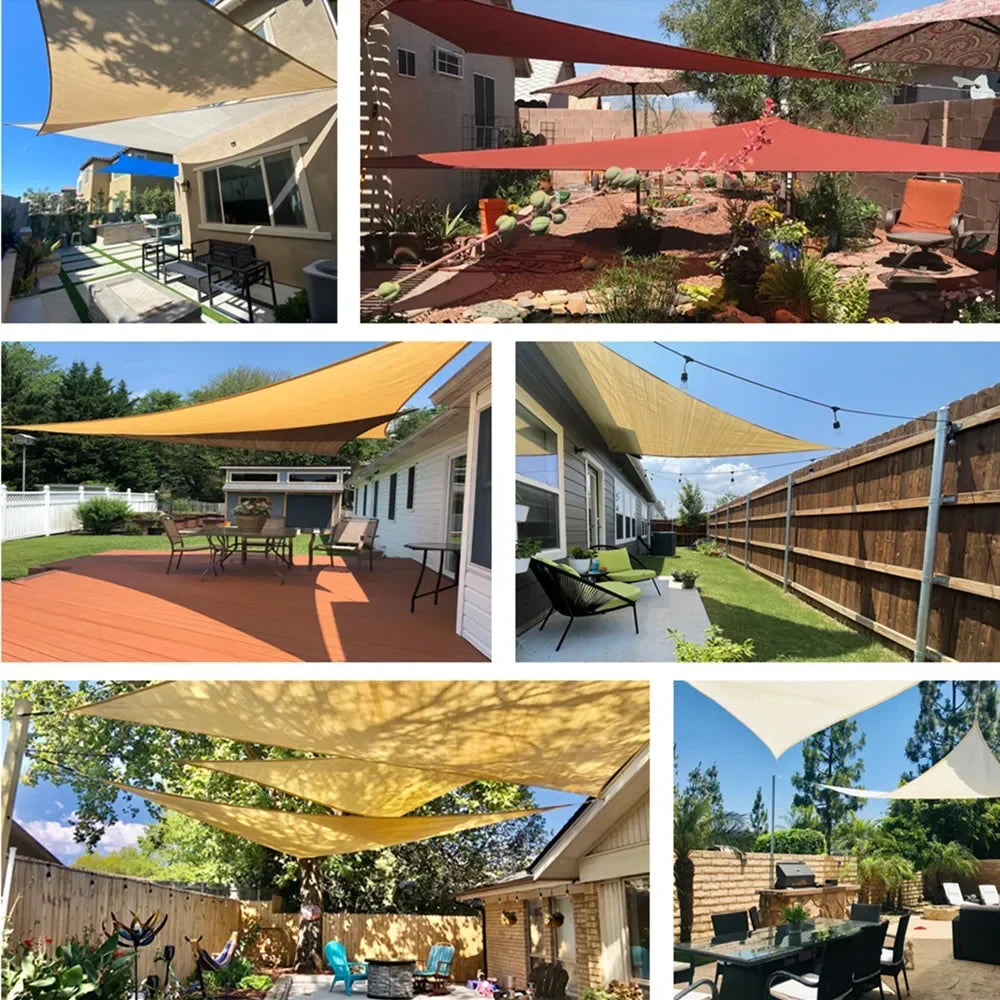 Waterproof Triangle Sun Shelter Sunshade