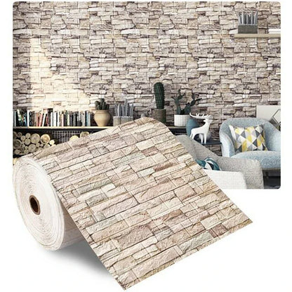 Wall Sticker Imitation Brick Bedroom Living Room Home Wallpaper