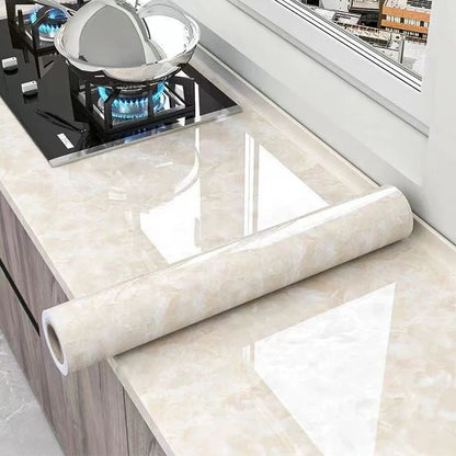 Marble Contact Paper for Counter tops, Removable Peel and Stick