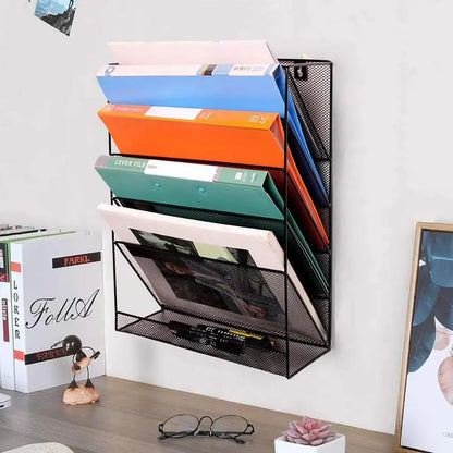 Wall File Hanging Magazine Organizer  Folders