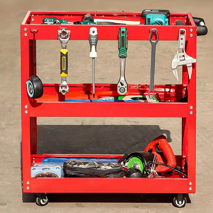 Heavy Duty 3 Tier Rolling Tool Cart