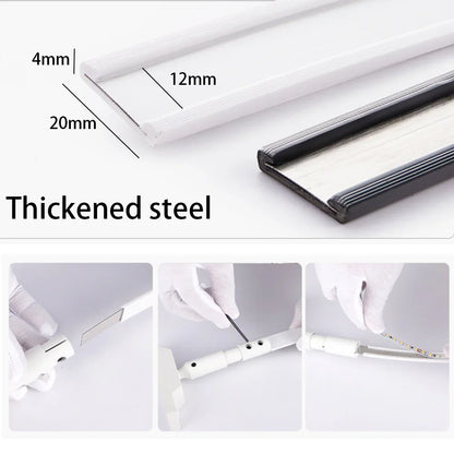 Modern Black White Linear Wall Lamp Skyline Wall Sconce Background LED Bar