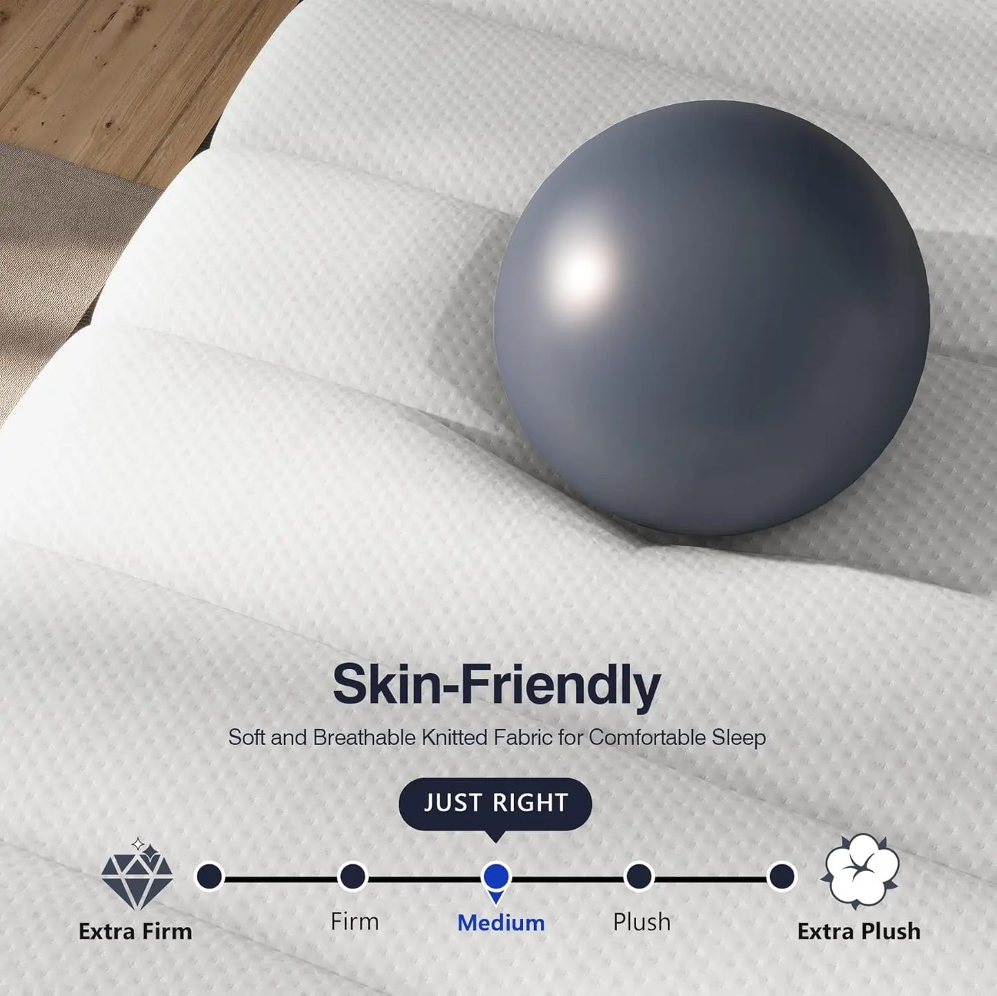 12" Hybrid Memory Foam King Mattress