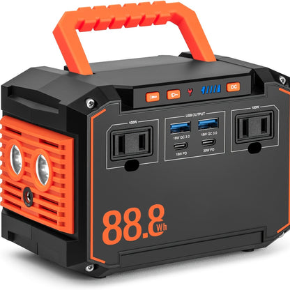 300W Portable Power Station Solar Generator