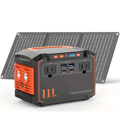 300W Portable Power Station Solar Generator