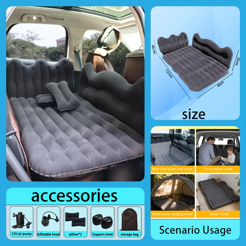 Car Inflatable Mattress Back Seat Bed