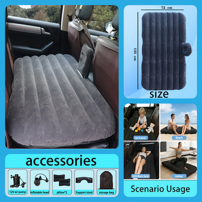 Car Inflatable Mattress Back Seat Bed