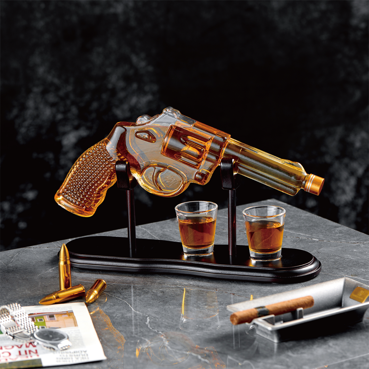 Gun Decanter Set