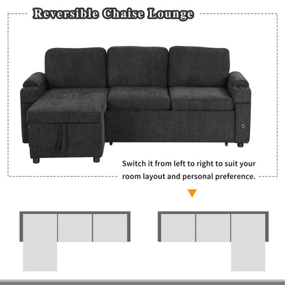 Convertible L Shaped Sofa Couch With Storage