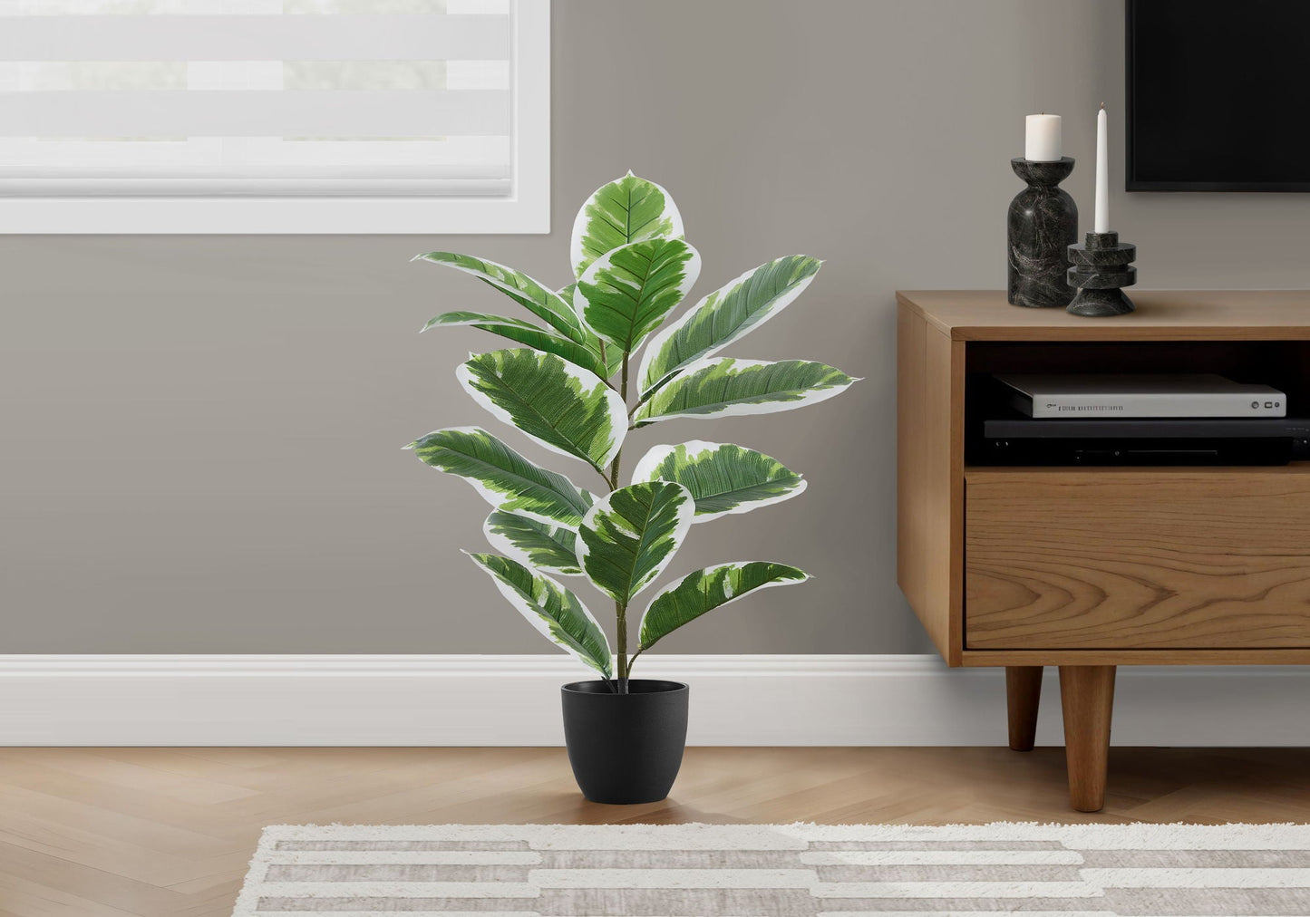 Artificial Plant, Rubber, Indoor, Faux, Fake, Table