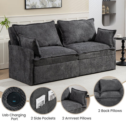 Pull Out Sofa Bed, Convertible Sleeper Sofa