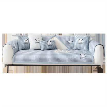 Waterproof Couch Cover, Non-Slip Panda Pattern Sofa Cover