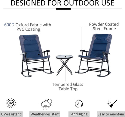 Three Piece Outdoor Patio Furniture Set
