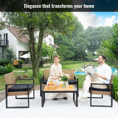 4 Piece Patio Furniture Set