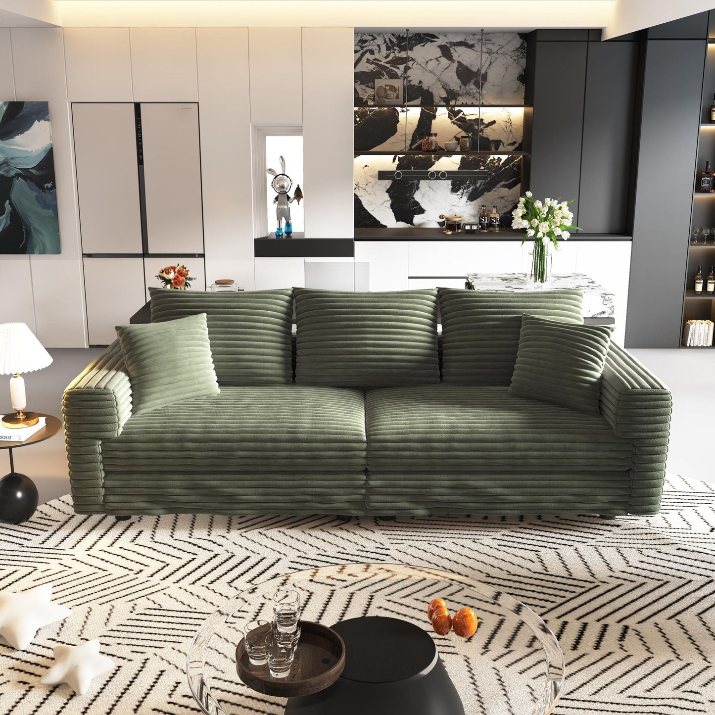 Modern Comfy Upholstered Sofa Cloud Couch