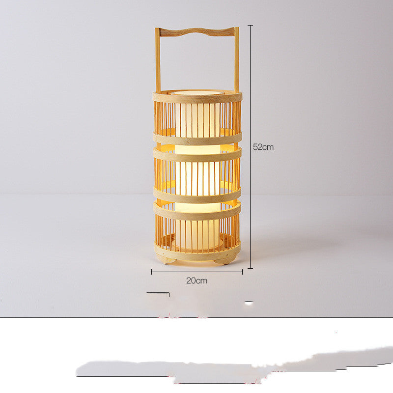 Bamboo Floor Lamp