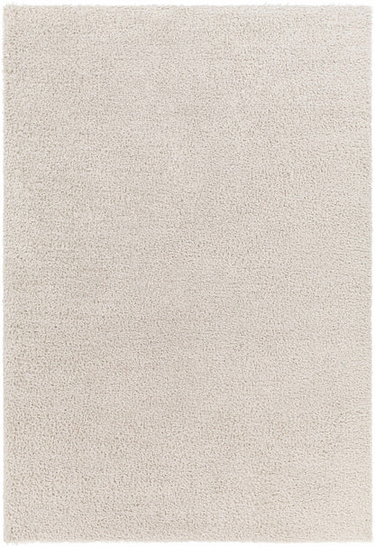 Heavenly Solid Beige Plush Rug