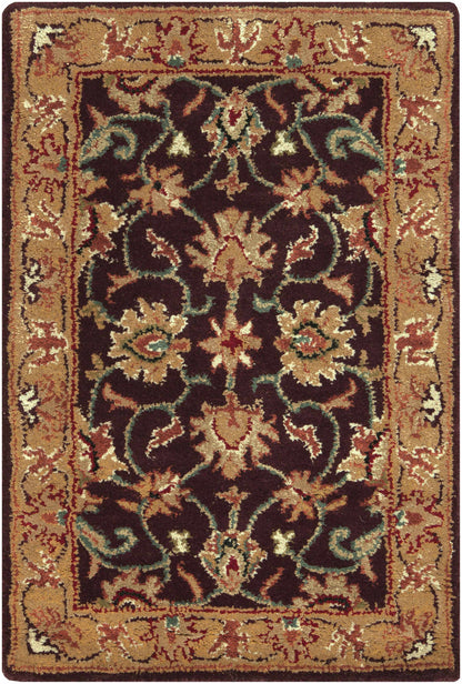 Cherryfield Burgundy Wool Area Rug